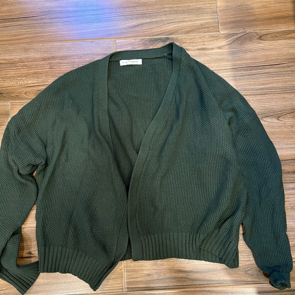Pacsun cardigan (green/S)